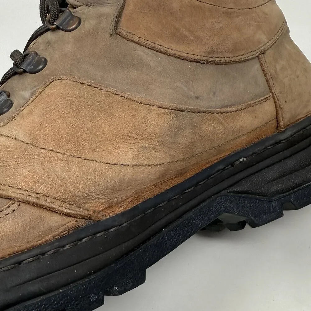 Mephisto Slacker Goretex Boots Mens 11.5 Brown Leather Hiking Ankle Waterproof